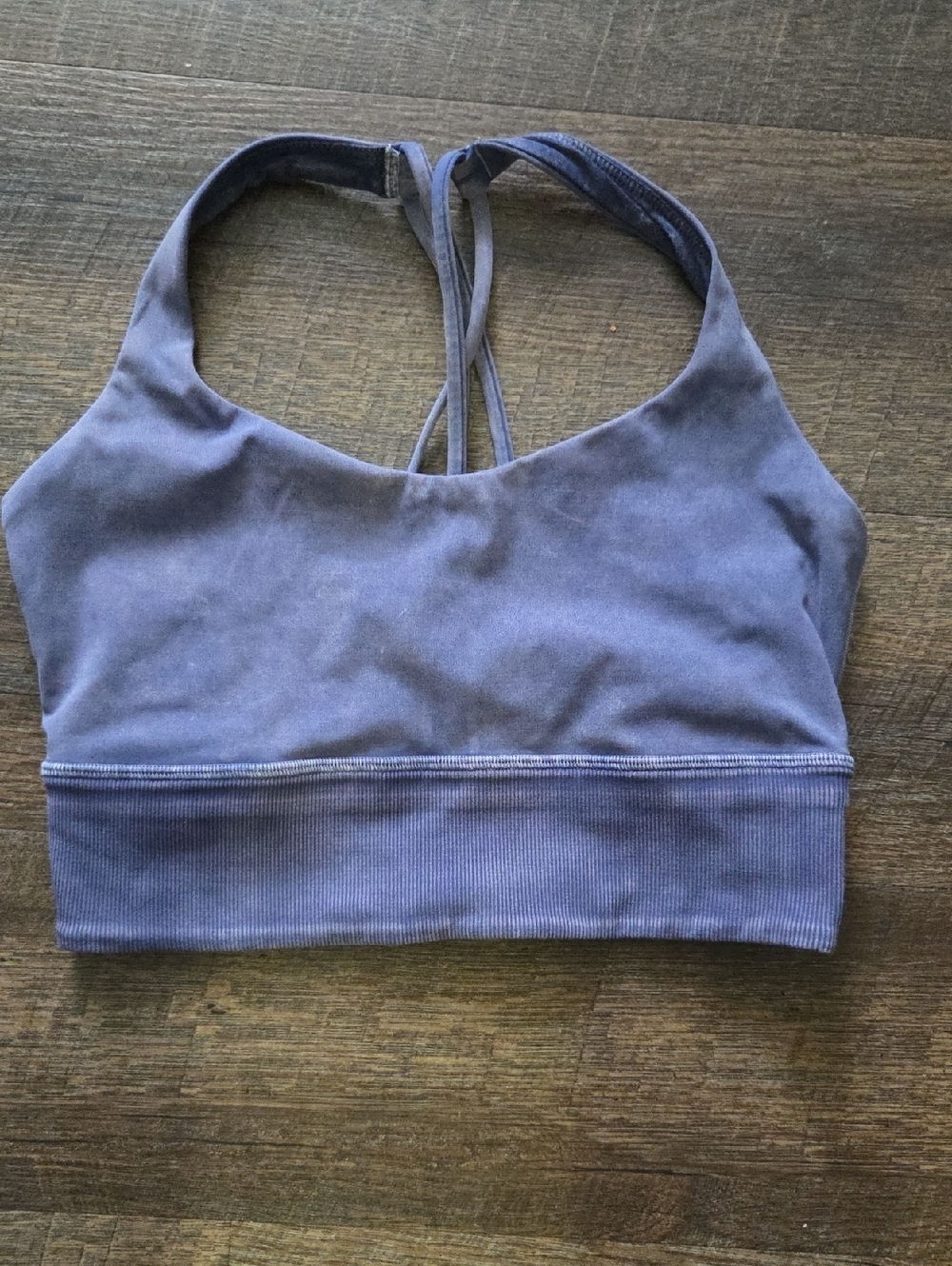 Lululemon Classic Seamless Sports Bra - Slate Blue